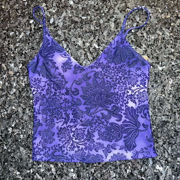 Anne Klein New York Swim Suit Set (Bikini Bottoms and Tankini) - Gorgeous Purple - Picture 6 of 9